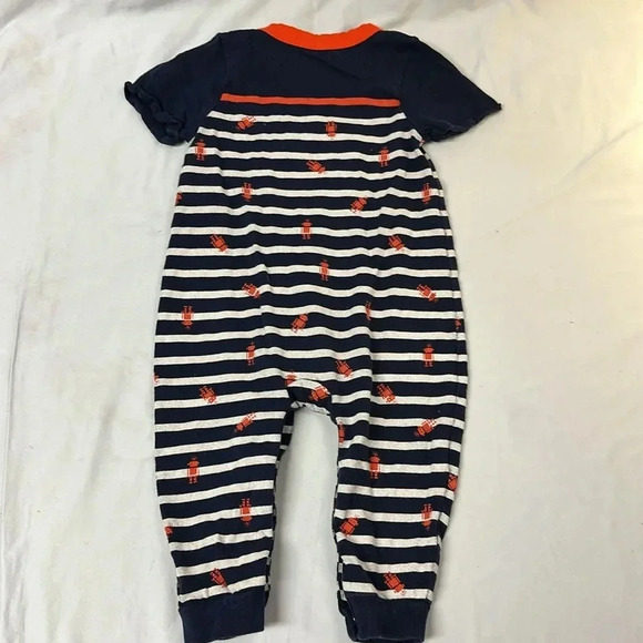 GAP - short sleeve robot romper/jumpsuit/one piece outfit. 12-18 mo - Picture 3 of 3